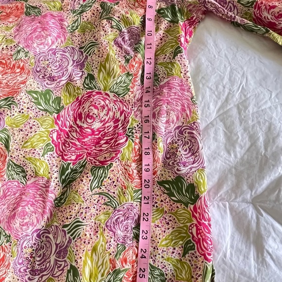 Brooks Brothers Liberty Arts Print and Green Floral Print Tunic Size Medium - Picture 8 of 12